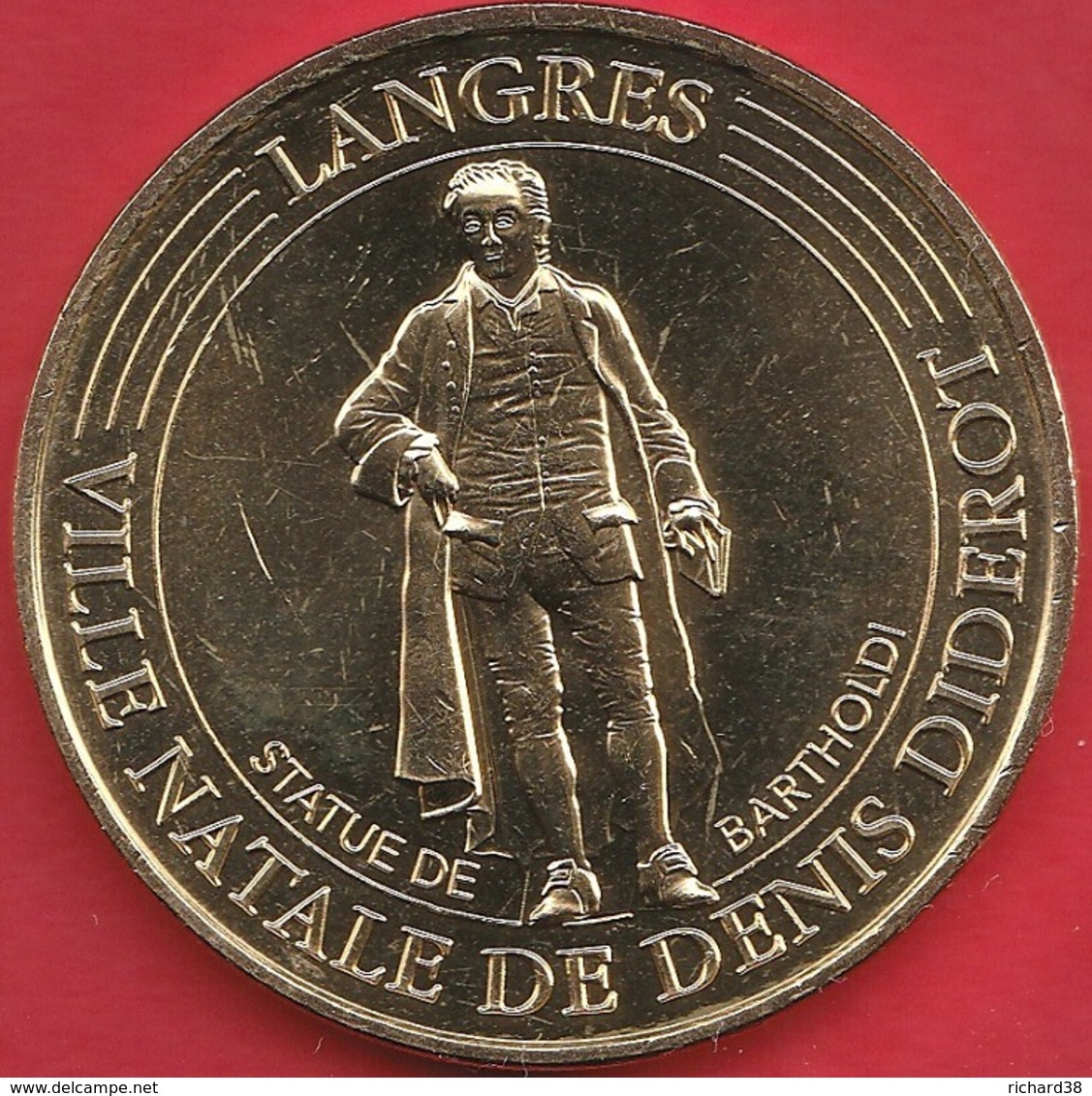 MONNAIE DE PARIS - 52 LANGRES DIDEROT-BARTHOLD 2017 - 2017