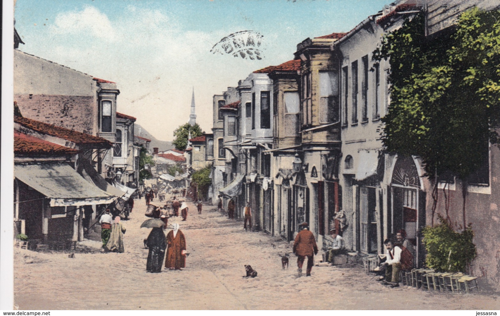 AK - CONSTANTINOPEL (Istanbul) - Straßenleben Im Osmanischen Scutari 1915 - Türkei