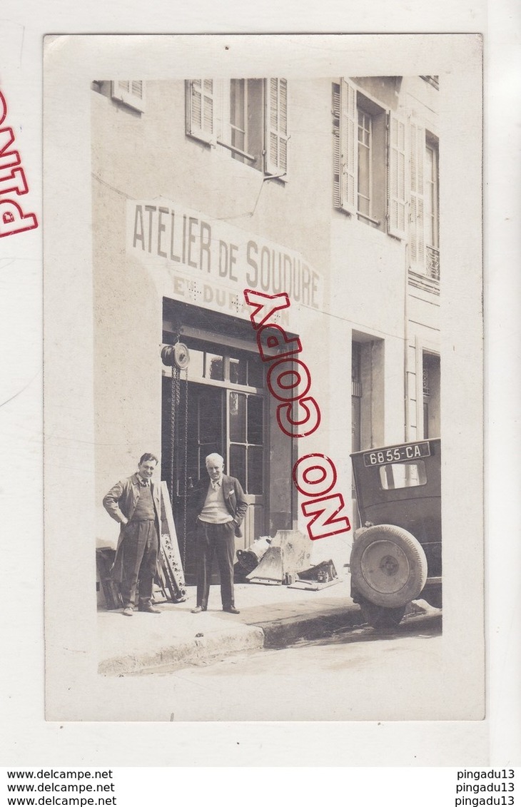 Au Plus Rapide Carte Photo Devanture Commerce Ets Duralion Atelier De Soudure 20 Rue Friedland Marseille Très Bon état - Canebière, Centro Città