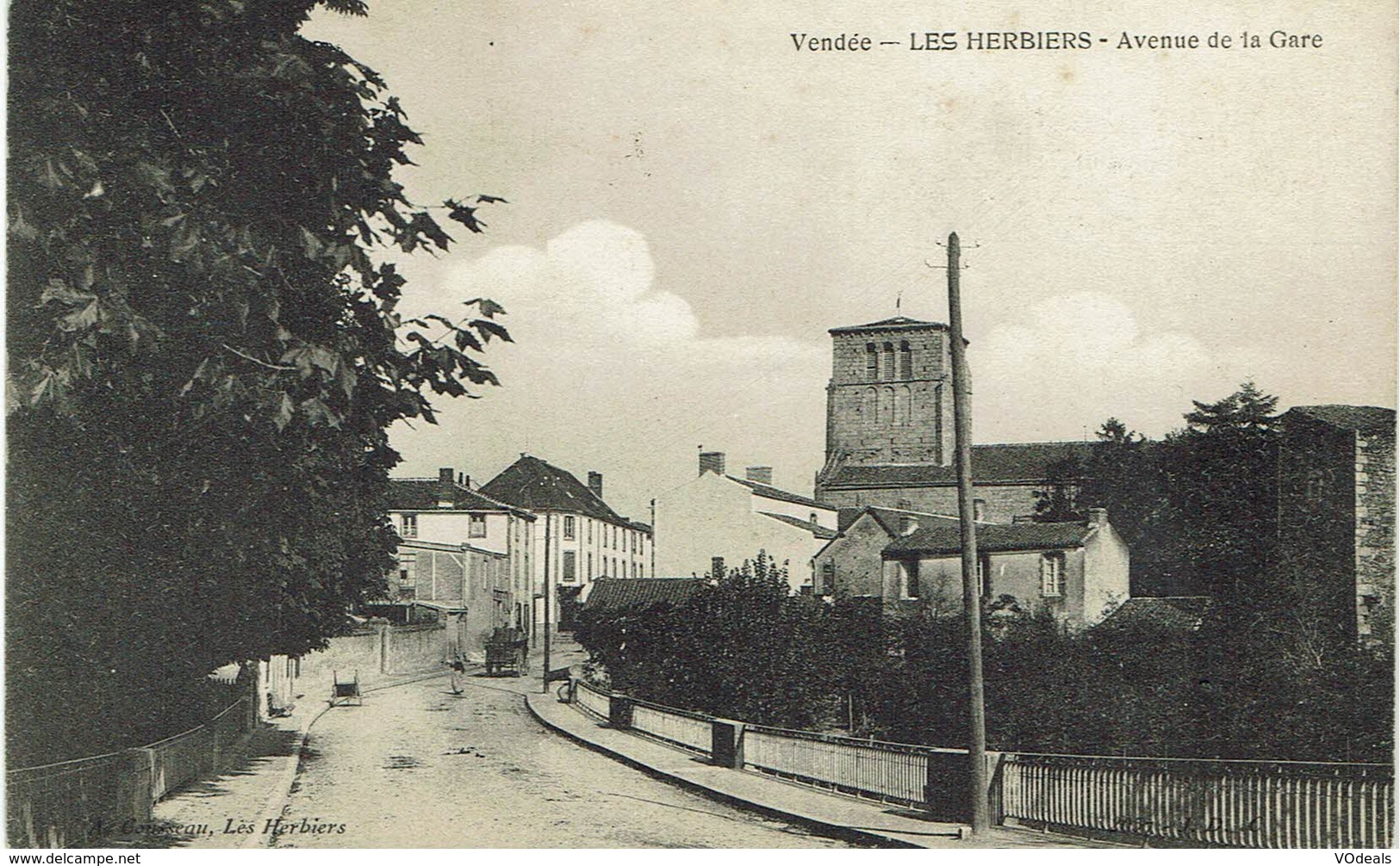 CPA - France - (85) Vendée - Les Herbiers - Avenue De La Gare - Les Herbiers