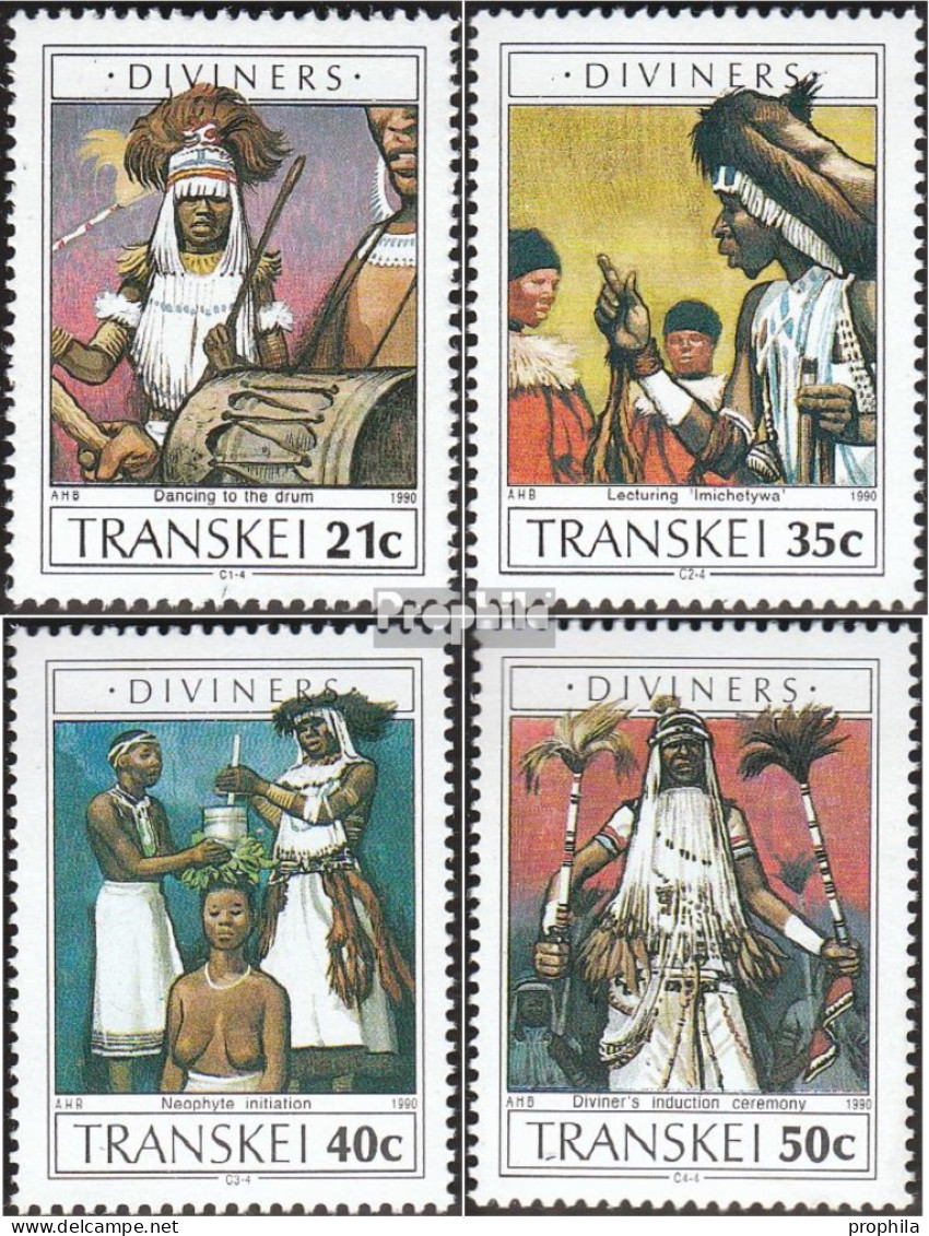 Südafrika - Transkei 254-257 (kompl.Ausg.) Postfrisch 1990 Wahrsagerei - Transkei