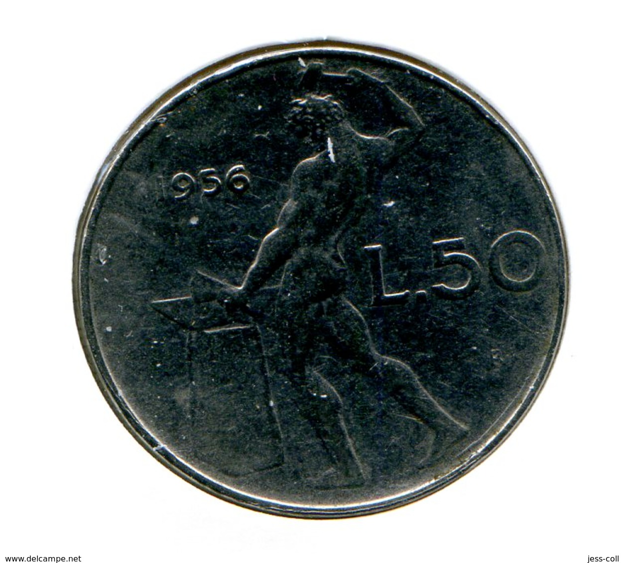 KM#95.1 50 Lire 1956 R - 50 Lire