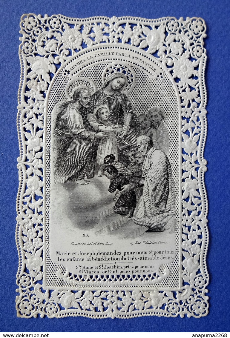 IMAGE PIEUSE     CANIVET      ED:  BOUASSE LEBEL   LA SAINTE FAMILLE - Images Religieuses