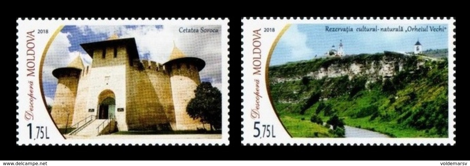 Moldova 2018 Mih. 1054/55 Discover Moldova. Soroca Fort. Historical And Archaeological Complex Old Orhei MNH ** - Moldova