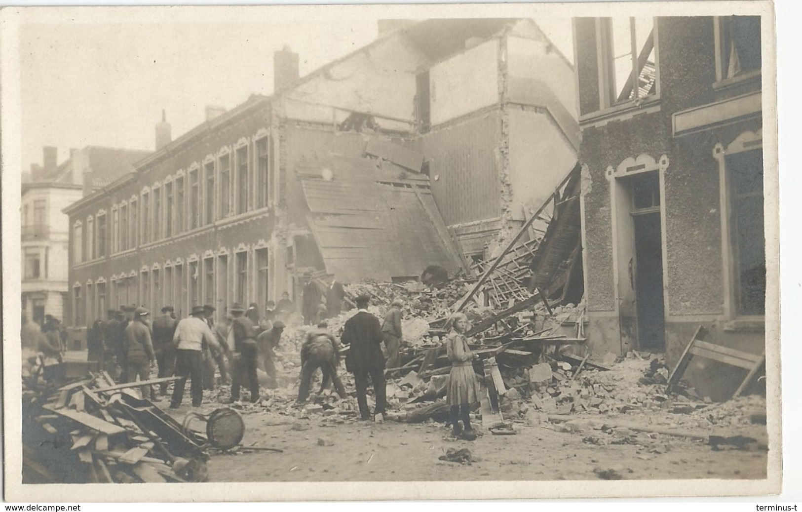 Oostende, Wereldoorlog I,  (Marine Bücherei, Photographische Abteilung, Ostende) - Oostende