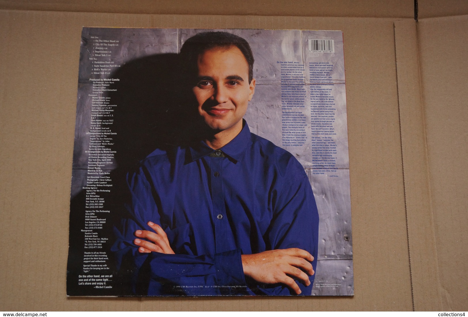 MICHEL CAMILO ON THE OTHER HAND LP DE 1990 JAZZ LATIN - Jazz