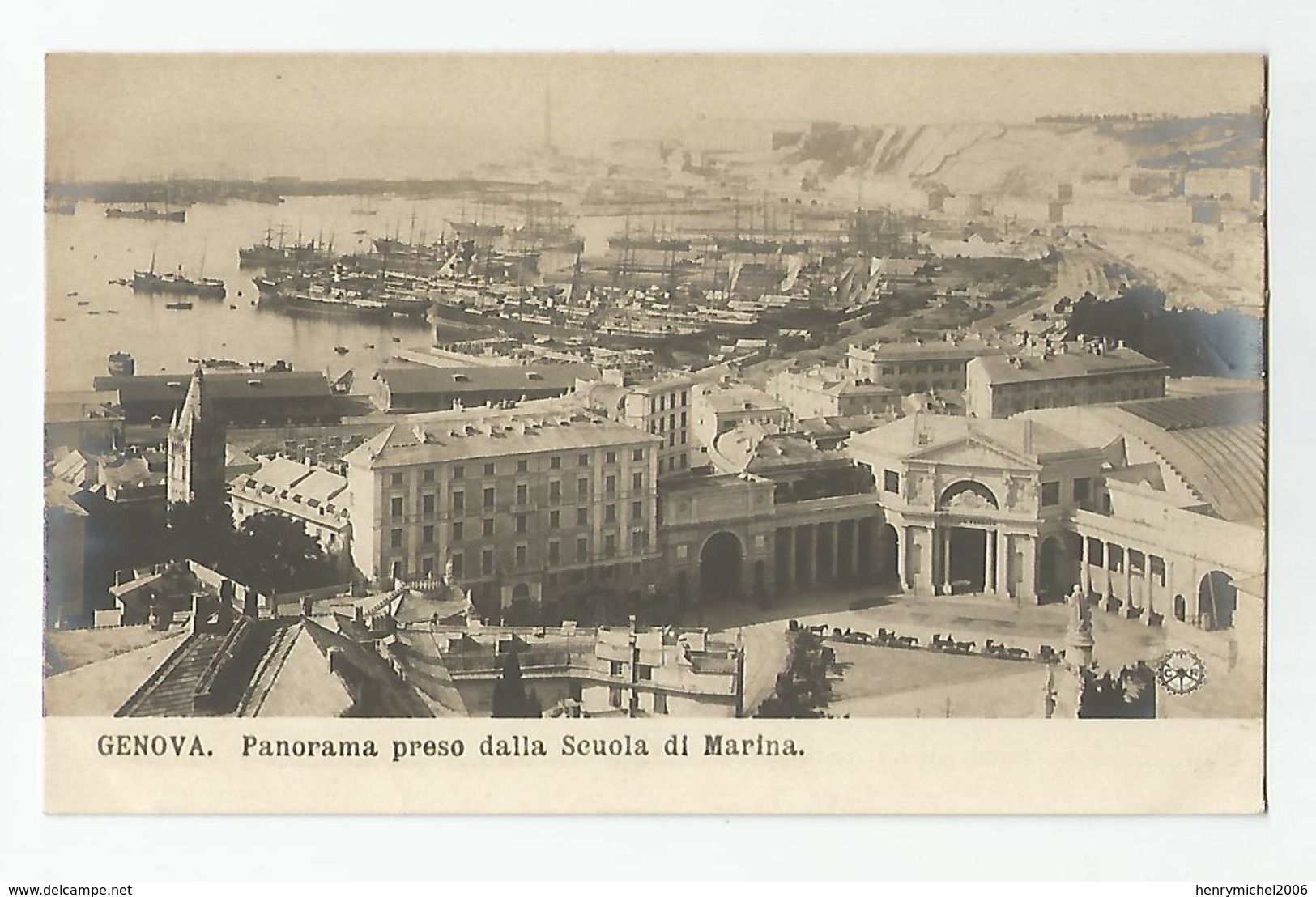 Italie Italia Italy - Genova ( Genoa ) Panorama Preso Dalla Scuola Di Marina - Genova (Genua)