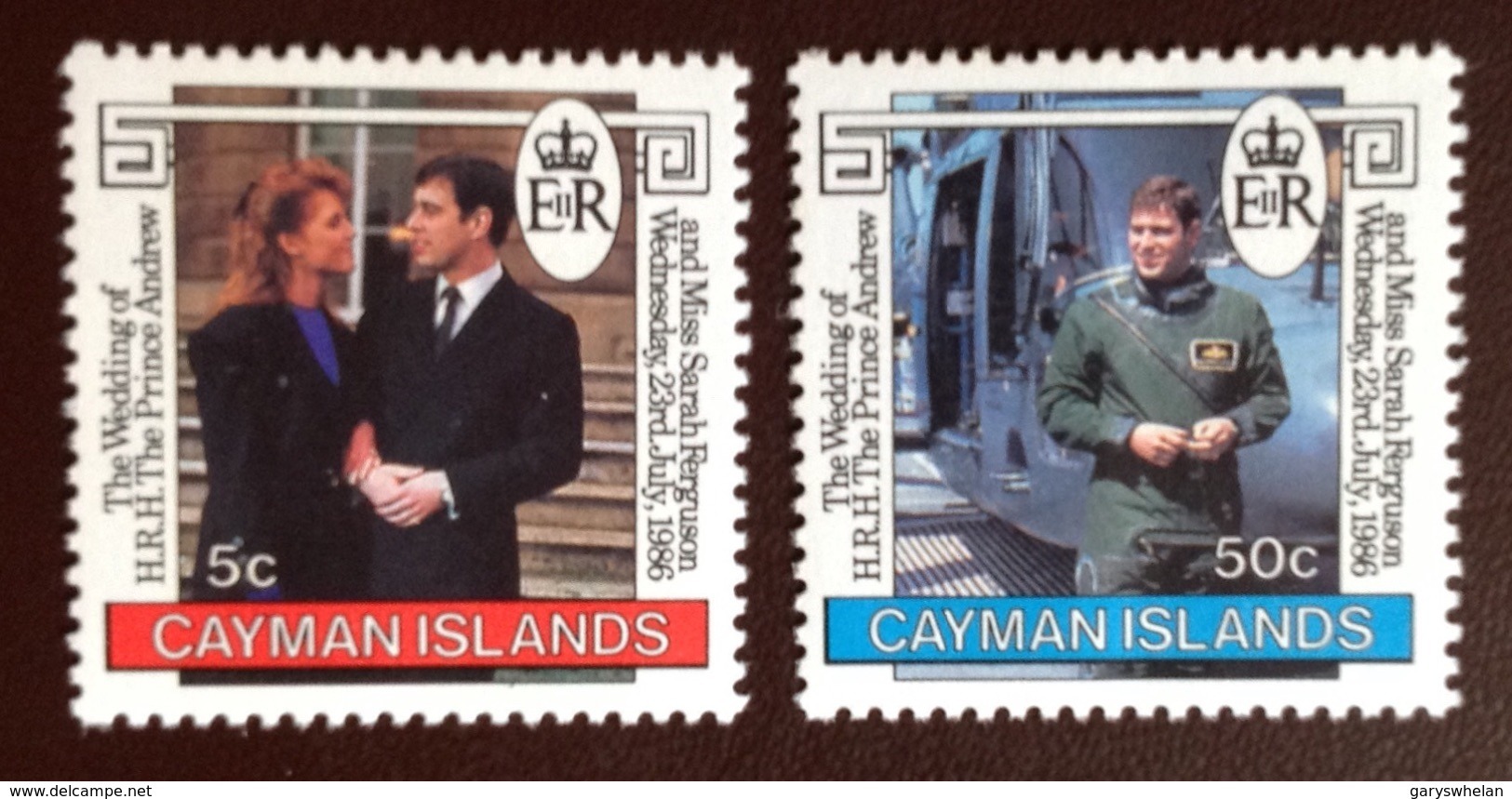 Cayman Islands 1986 Royal Wedding MNH - Cayman Islands