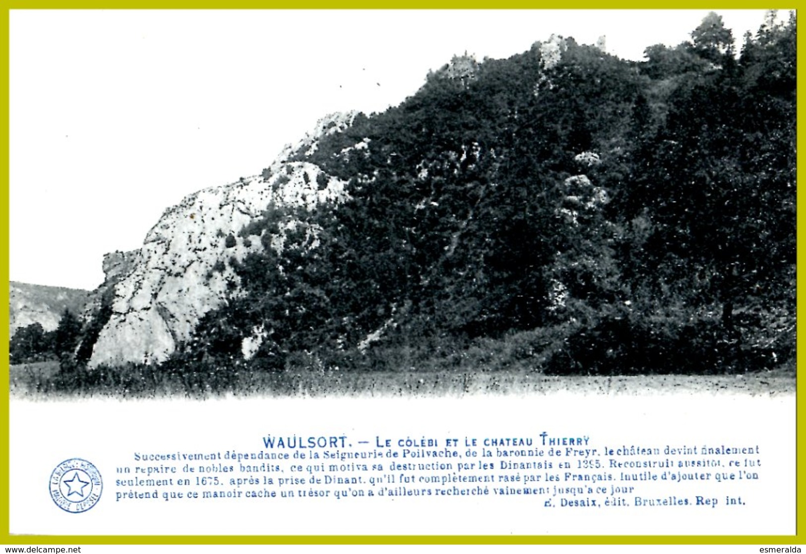 CPA-Waulsort-Le Colébi Et Le Château Thierry - Hastière