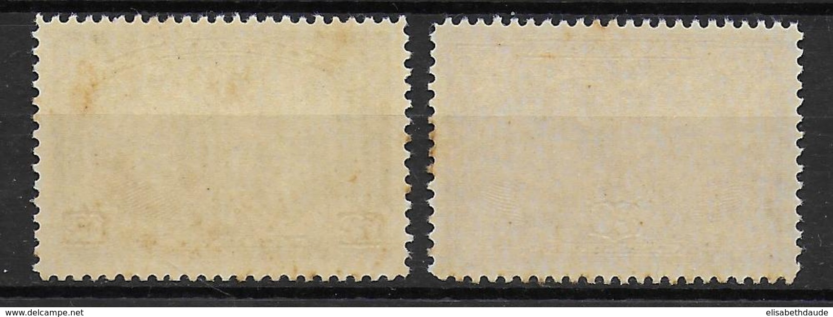 CANADA - 1927 - YVERT N° 127/128 ** TRES LEGERES ROUSSEURS - COTE = 35 EUR. - - Unused Stamps