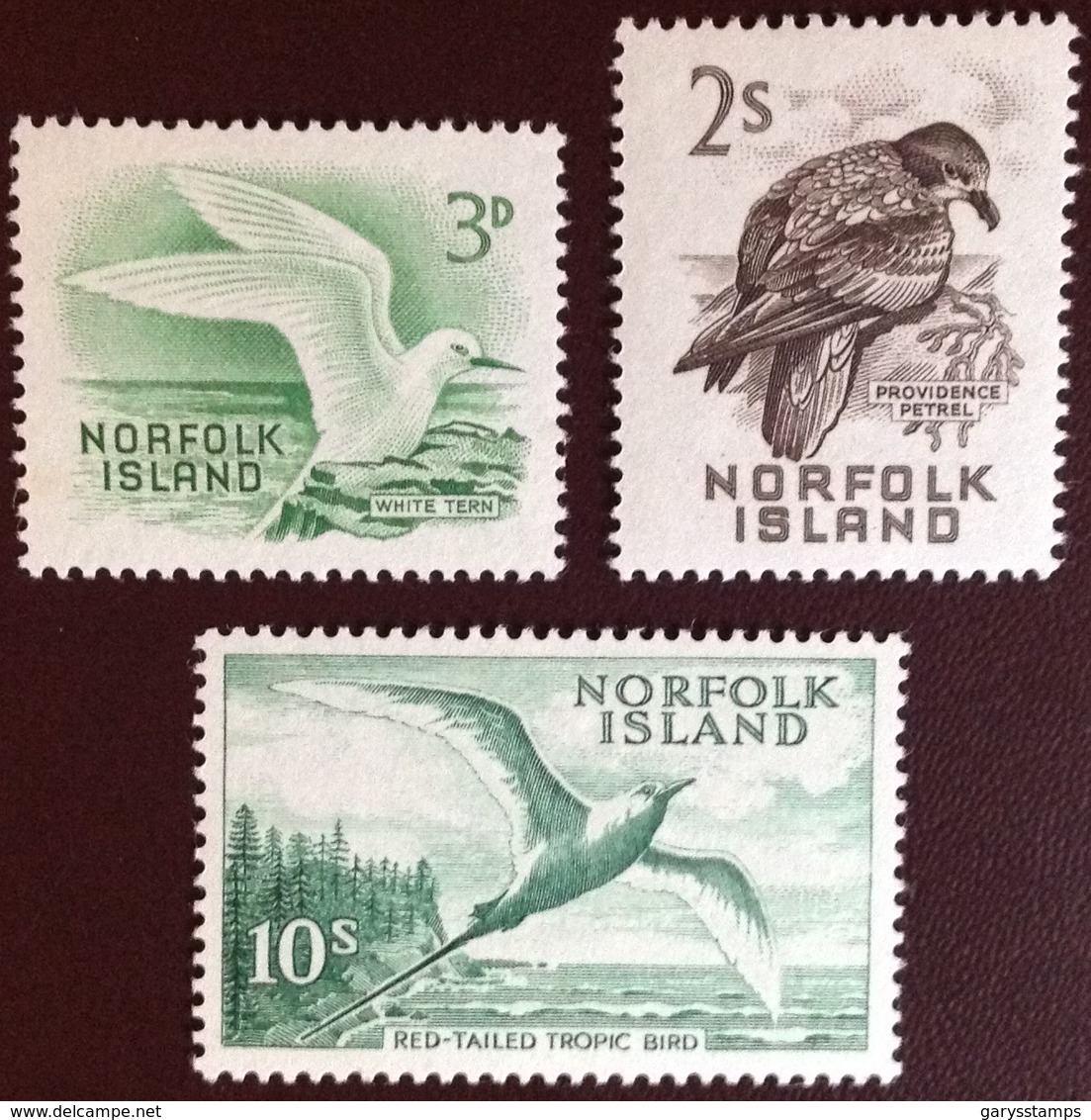 Norfolk Island 1960-62 Birds From Set MNH 10s MLH - Autres & Non Classés