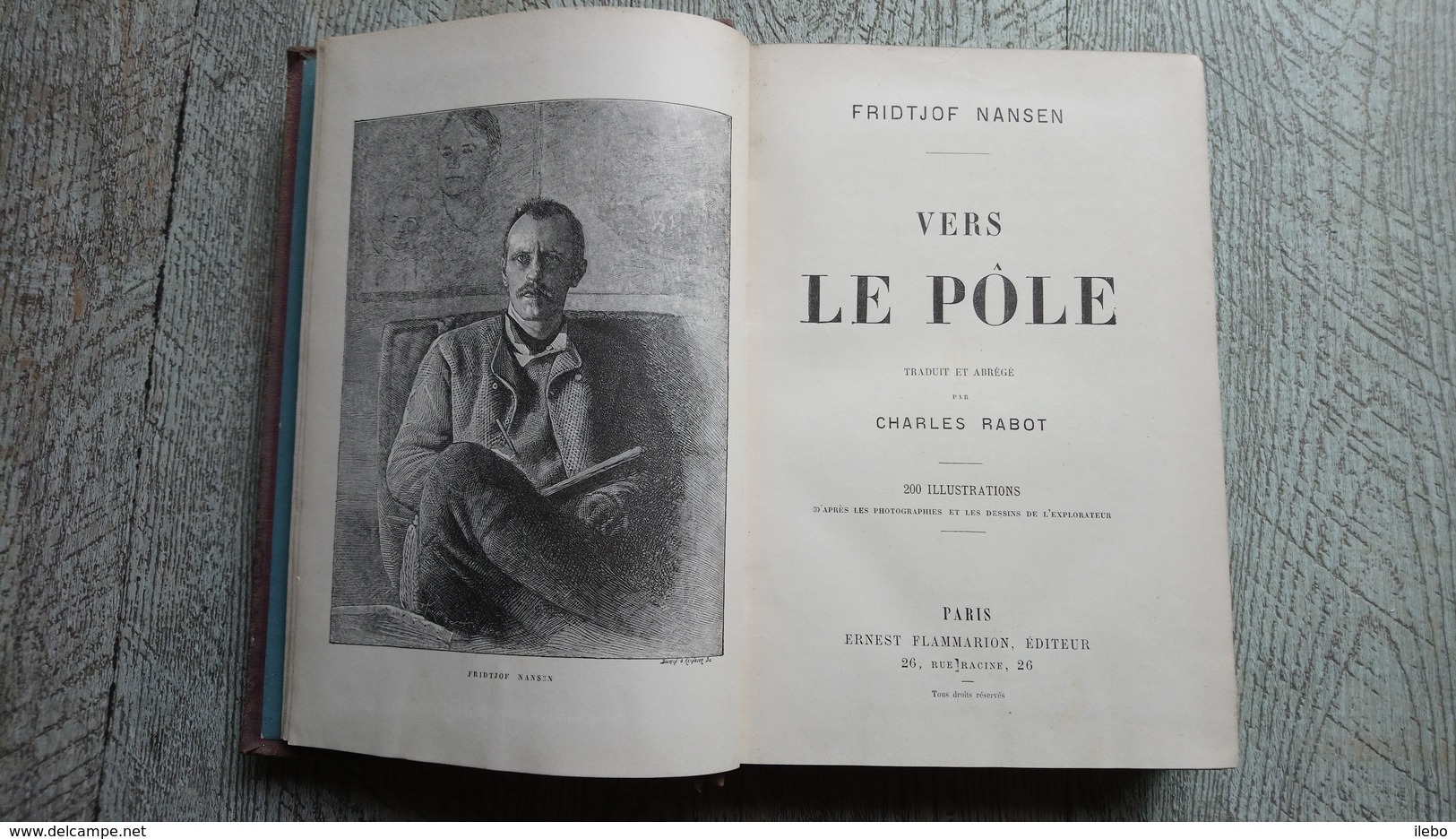 Vers Le Pôle Fridtjof Nansen Expédition Polaire Aventures 1897 Illustré Groenland - Dictionaries