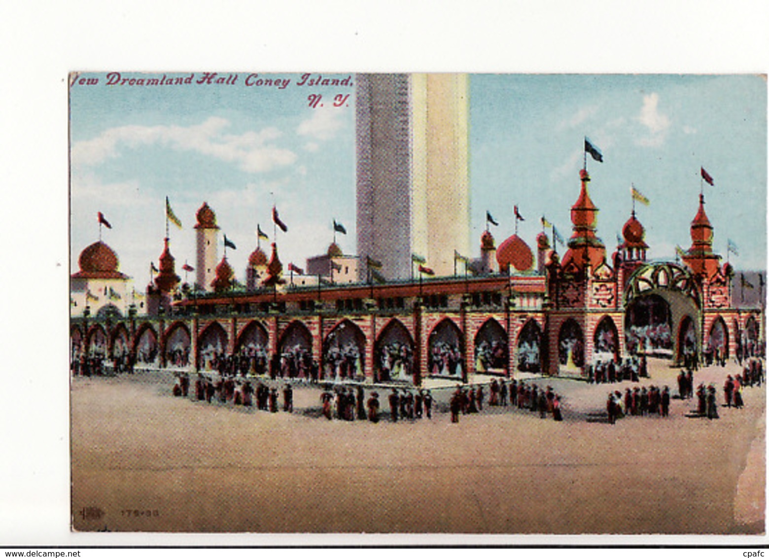 Etats Unis - New Dreamland Hall, Coney Island (New York City Brooklyn) / Editions Colorisée ? N°176-30 - Brooklyn