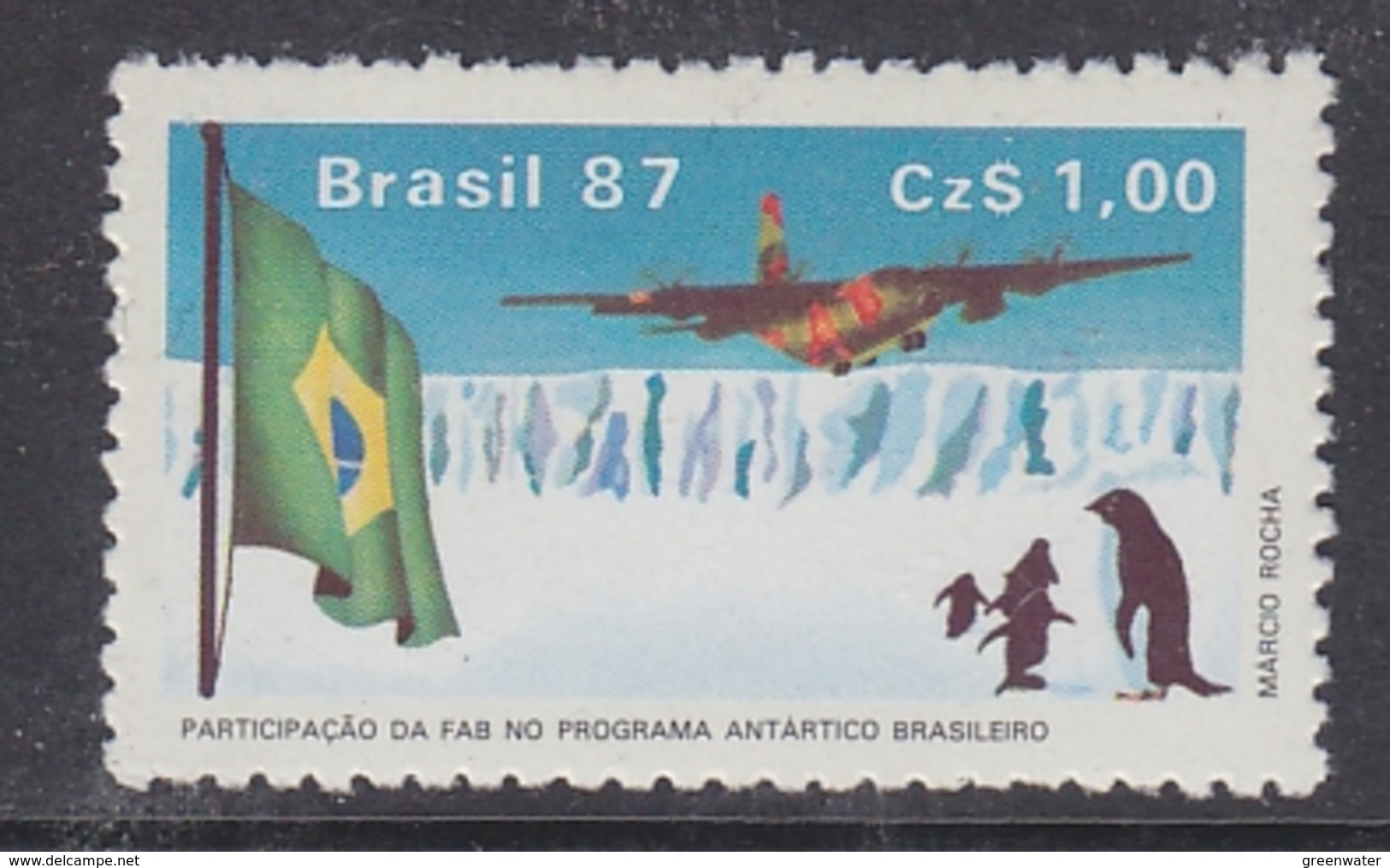 Brazil 1987 Antarctica 1v ** Mnh (40977A) - Neufs