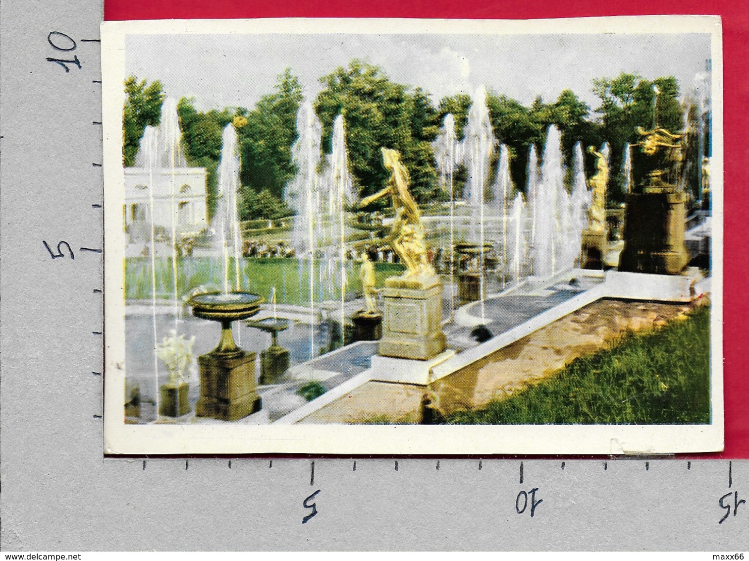 CARTOLINA NV RUSSIA - PETRODVORETS PETERHOF - Great Cascade - 10 X 15 - Russia