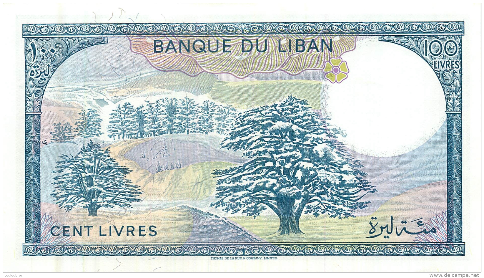 BILLET  LIBAN CENT LIVRES - Liban