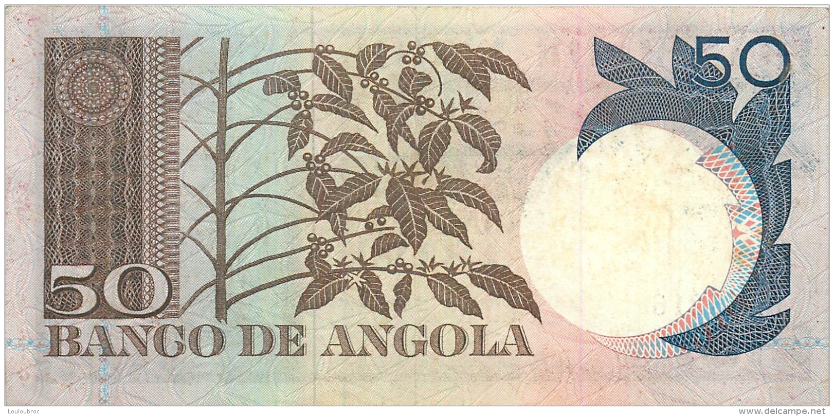 BILLET  ANGOLA  1973  50  ESCUDOS - Angola