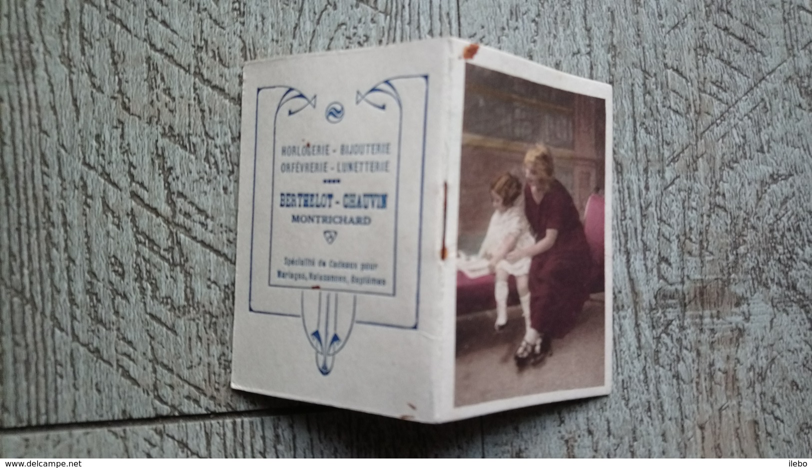 Petit Calendrier 1925 Publicité Horlogerie Bijouterie Berthelot Chauvin Montrichard - Autres & Non Classés