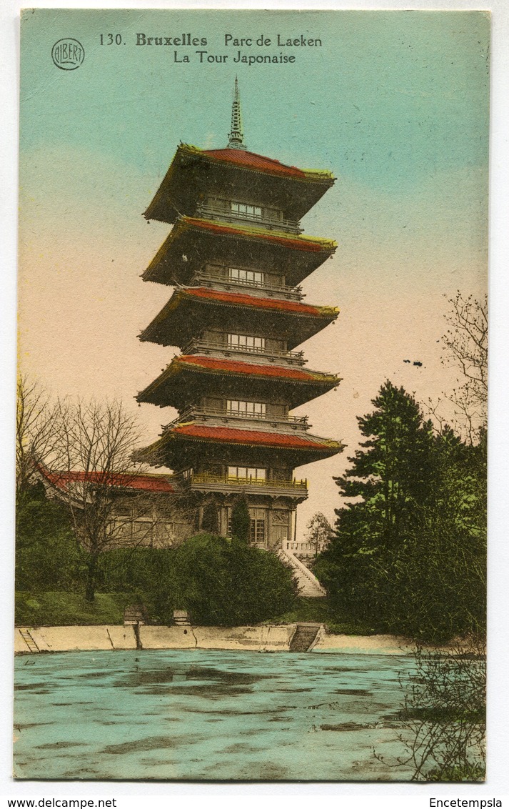 CPA - Carte Postale - Belgique - Bruxelles - Parc De Laeken - La Tour Japonaise - 1929 (SV5980) - Laeken