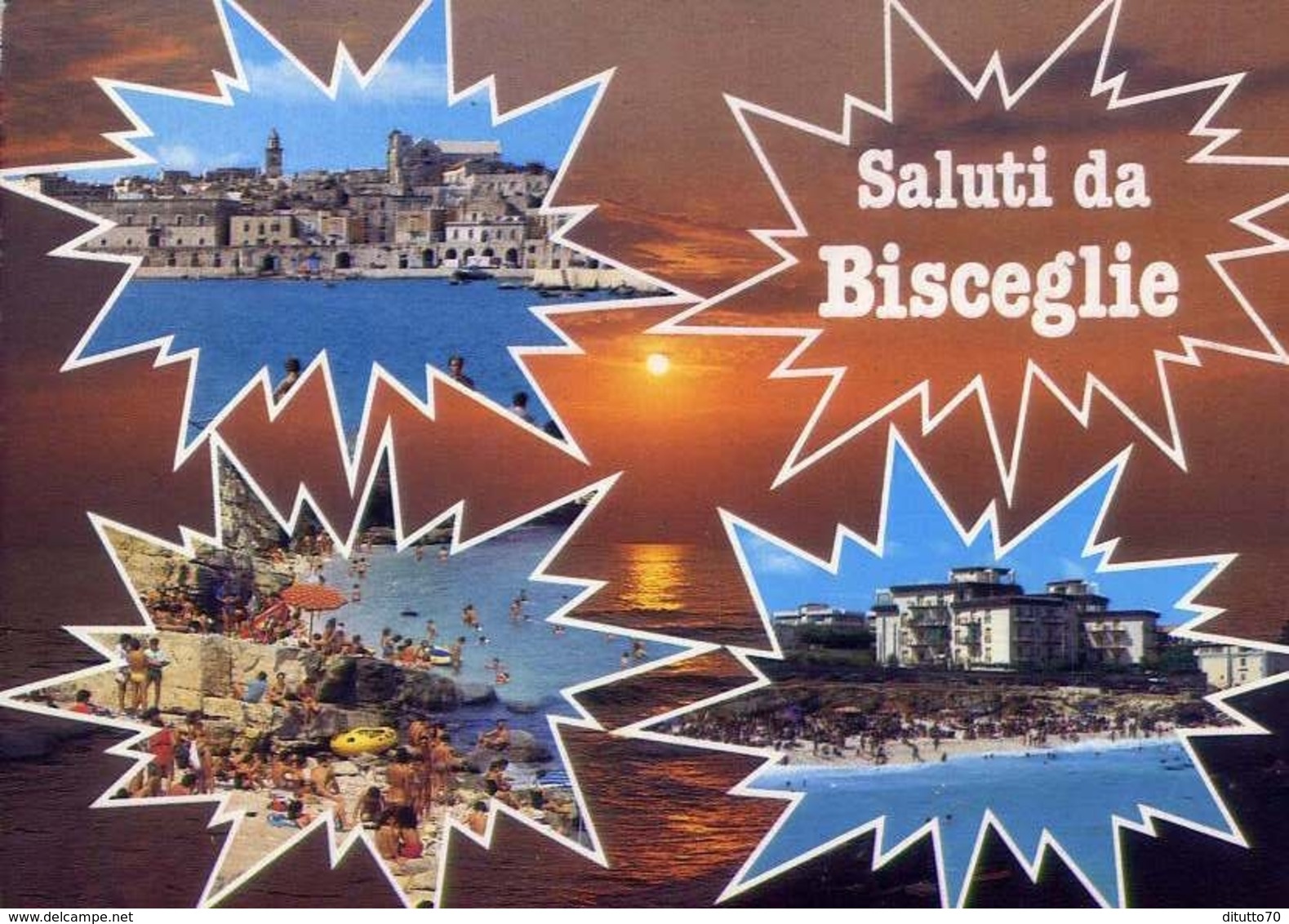 Saluti Da Bisceglie - Formato Grande Viaggiata – E 8 - Bisceglie