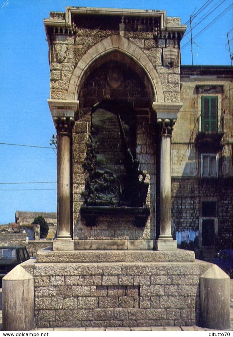 Barletta - Monumento Della Disfida - Formato Grande Viaggiata – E 8 - Bisceglie