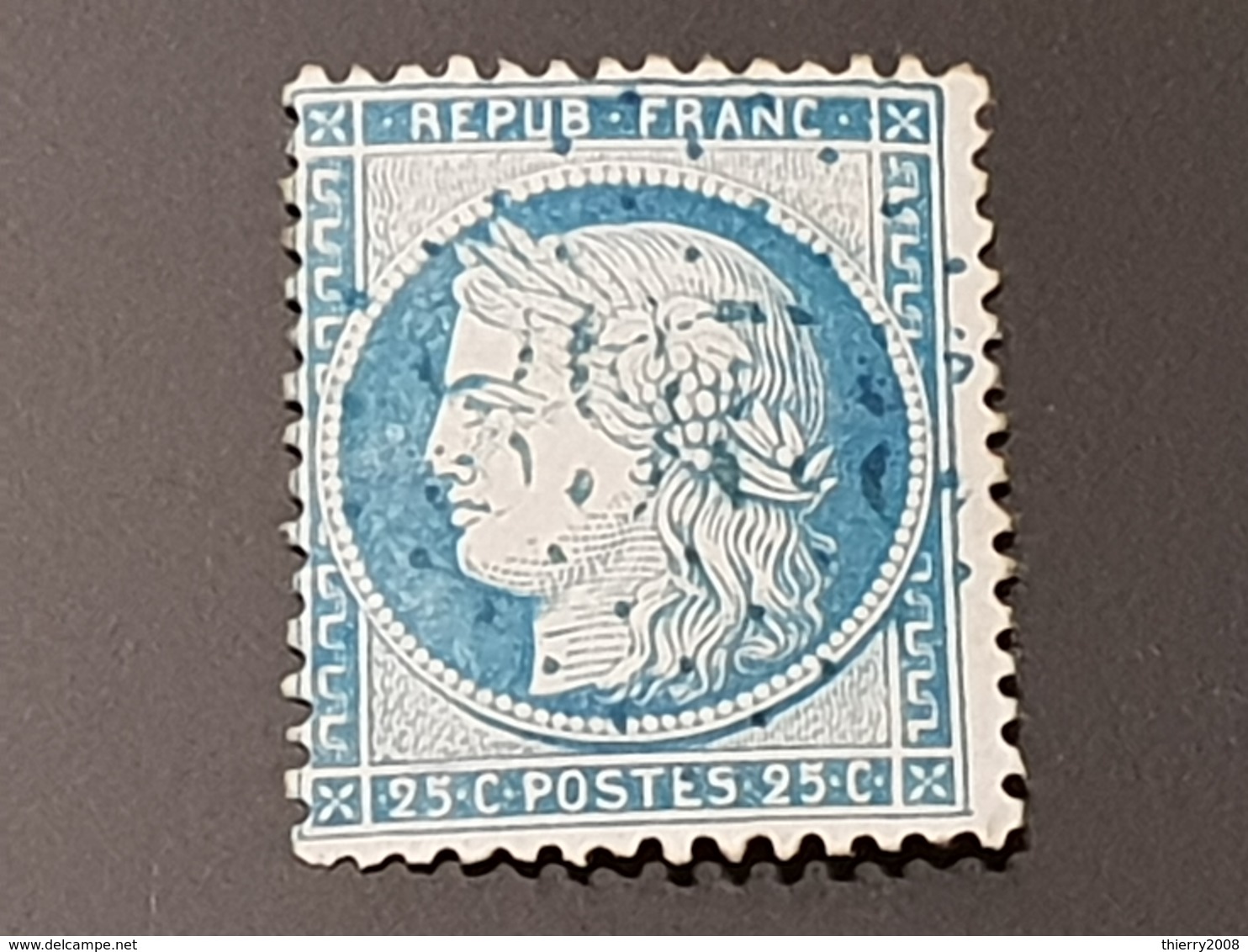 Cérès N° 60B  Avec Oblitération Losange Bleu Grands Chiffres 3268 ?  TTB - 1871-1875 Cérès