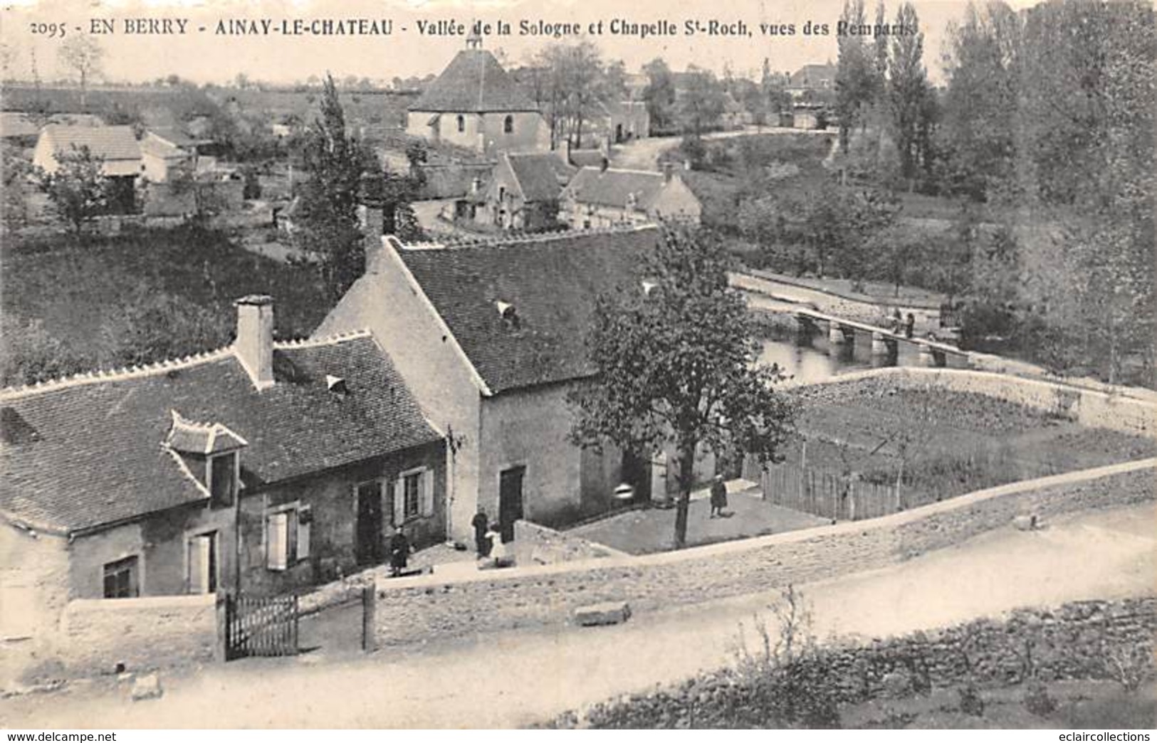 Ainay Le Château       18       Chapelle St Roch           ( Rongée Partie Supérieure Voir Scan) - Otros & Sin Clasificación