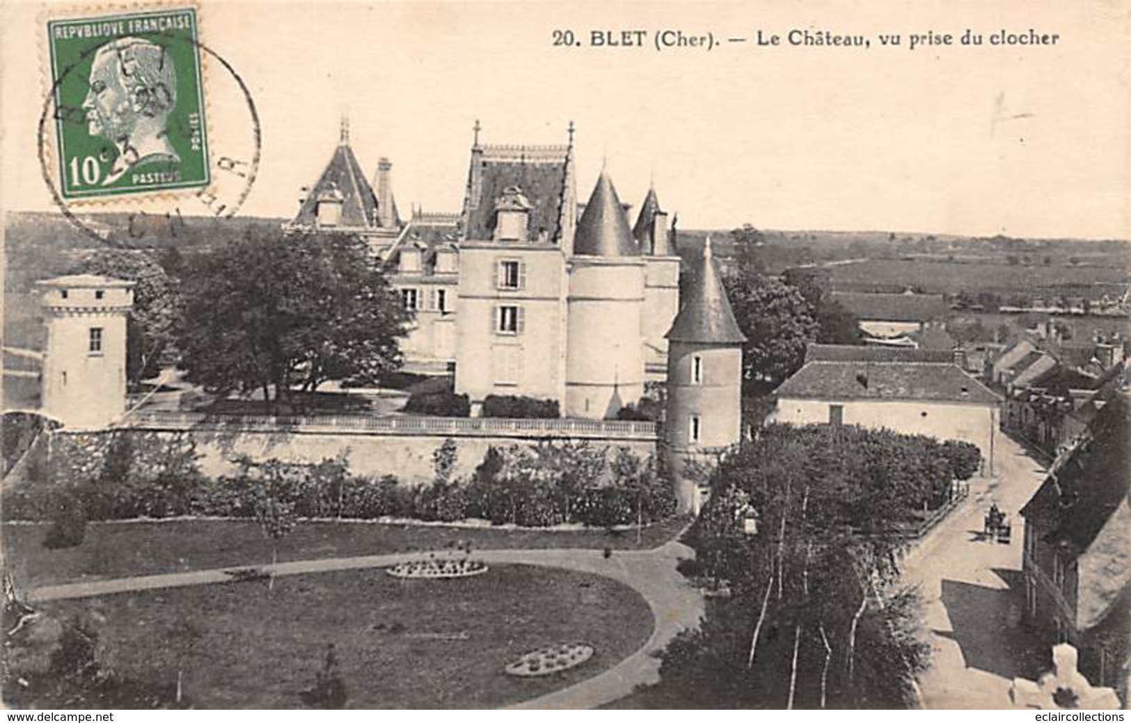 Blet      18      Le Château. Vue Prise Du Cocher           ( Voir Scan) - Sonstige & Ohne Zuordnung