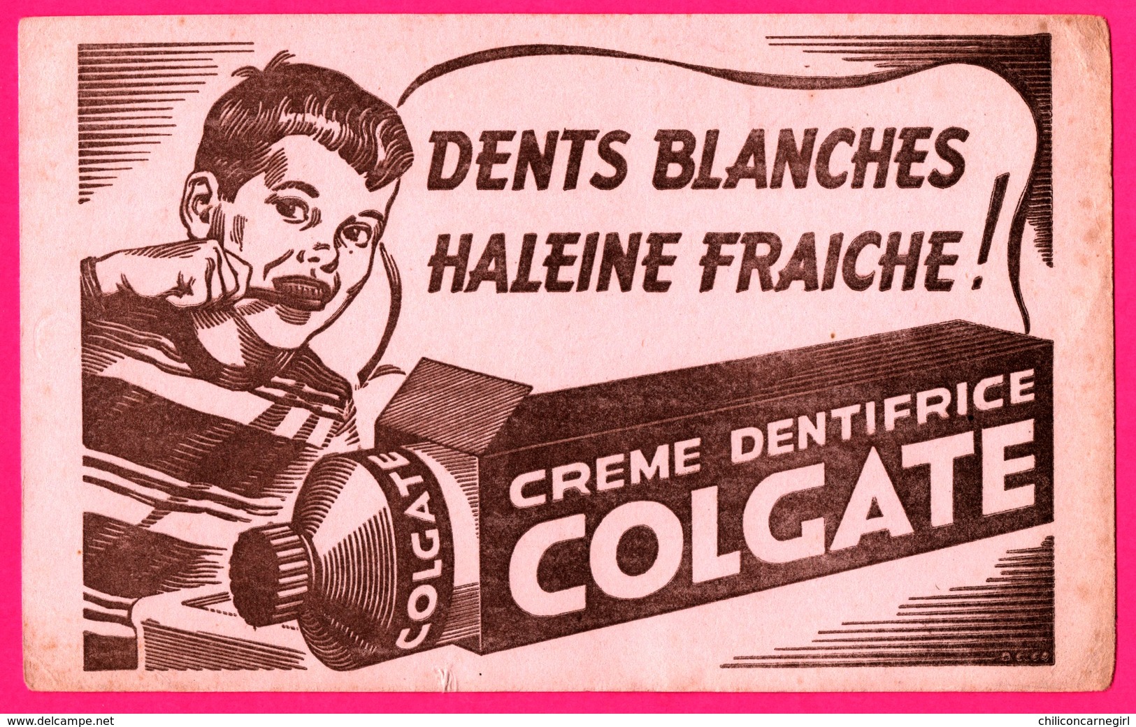 BUVARD - Dentifrice COLGATE - Dents Blanches - Haleine Fraîche ! - Crème Dentifrice - Garçon - Profumi & Bellezza