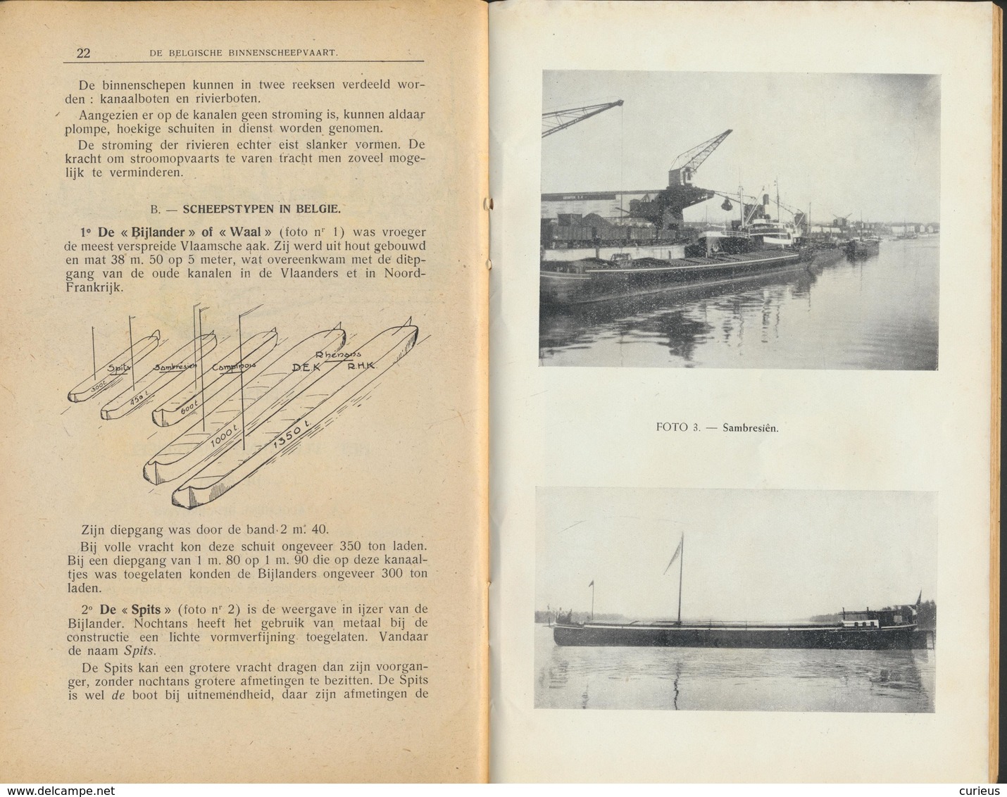 DE BELGISCHE BINNENSCHEEPVAART * 1947 * DE NATIE * VEEL AFBEELDINGEN VAN BINNENSCHEPEN * PENICHES * 45 PP + PLAN - Other & Unclassified