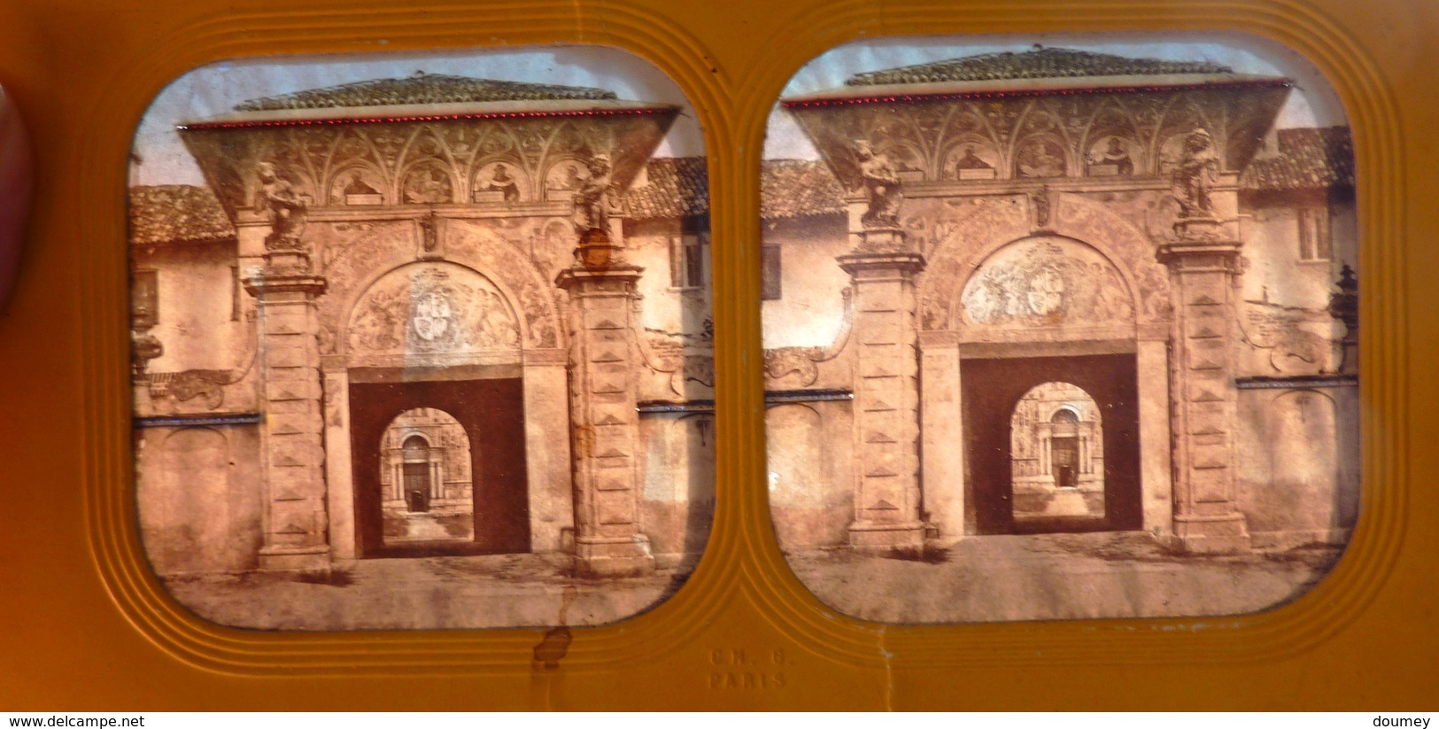 VUE COULEURS PAR TRANSPARENCE - ENTRÉE DE LA CHARTREUSE - PAVIE - Stereoscopic