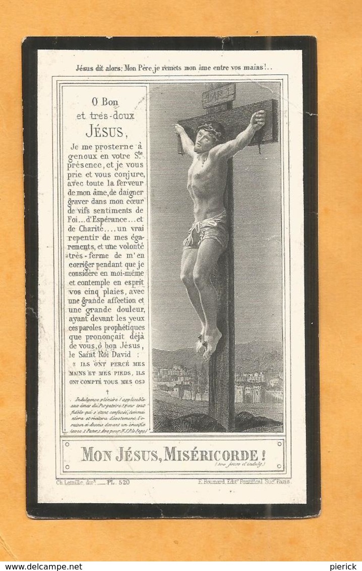 GENEALOGIE FAIRE PART AVIS DECES CARTE MORTUAIRE ABBE WIMETS LES HAUTS BUTTES SAINT ANTOINE PADOUE Monthermé 1842 1902 - Obituary Notices