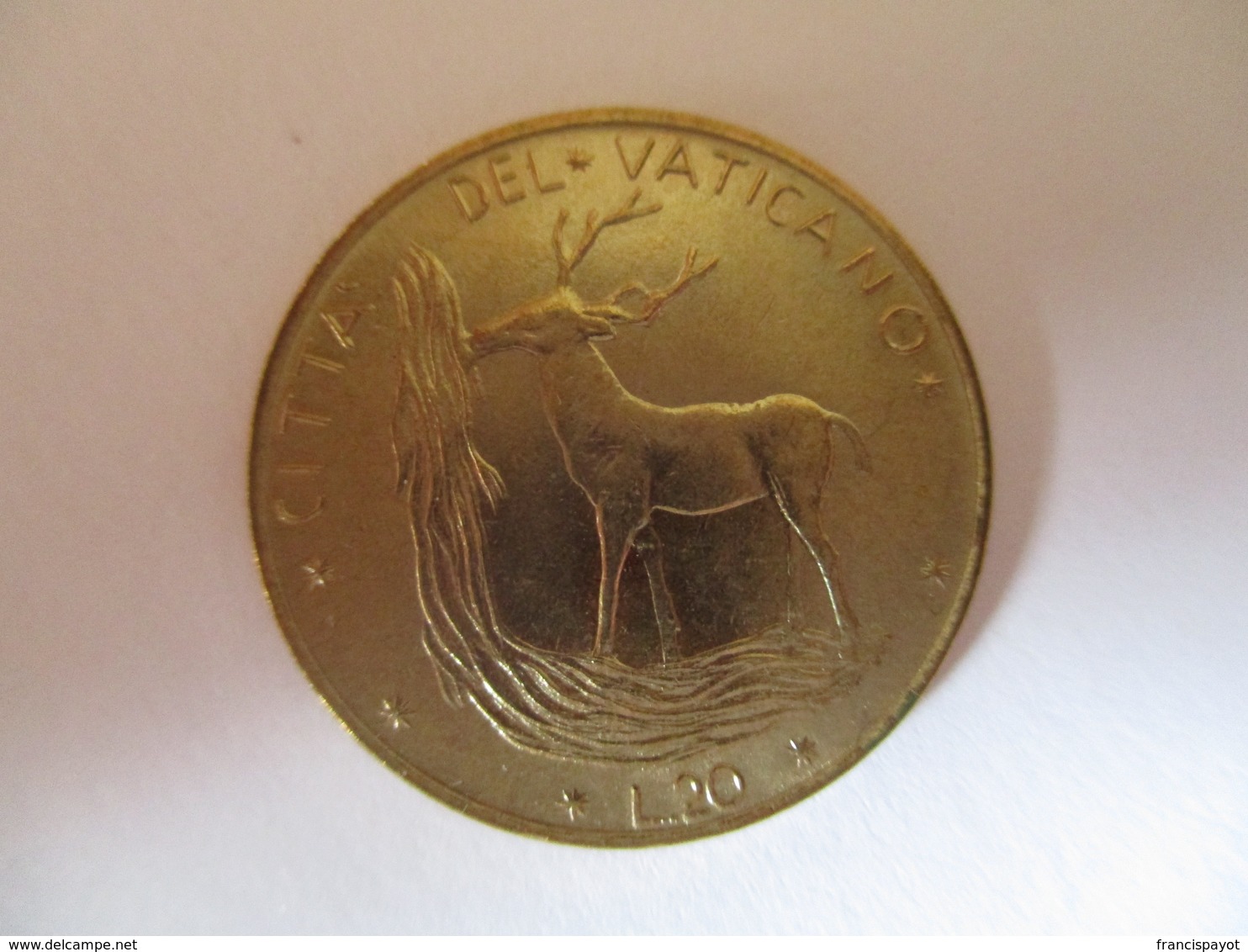 Vatican: 20 Lire 1974 - Vaticano (Ciudad Del)