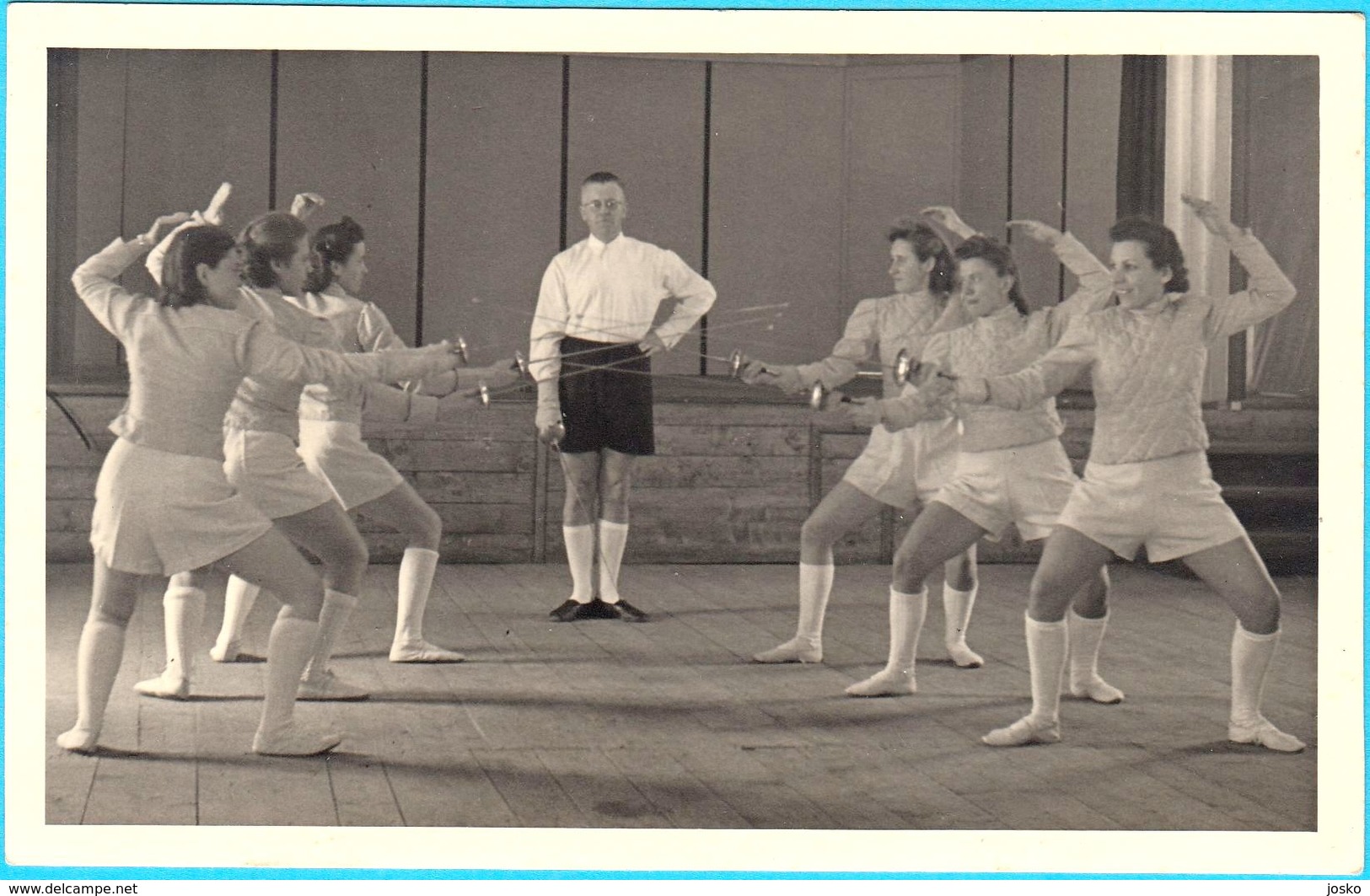 WW2 - 1941 GERMANY (Third Reich) * FENCING * Real Photo ** Escrime Esgrima Fechten Scherma Fence Deutschland WWII - Fencing