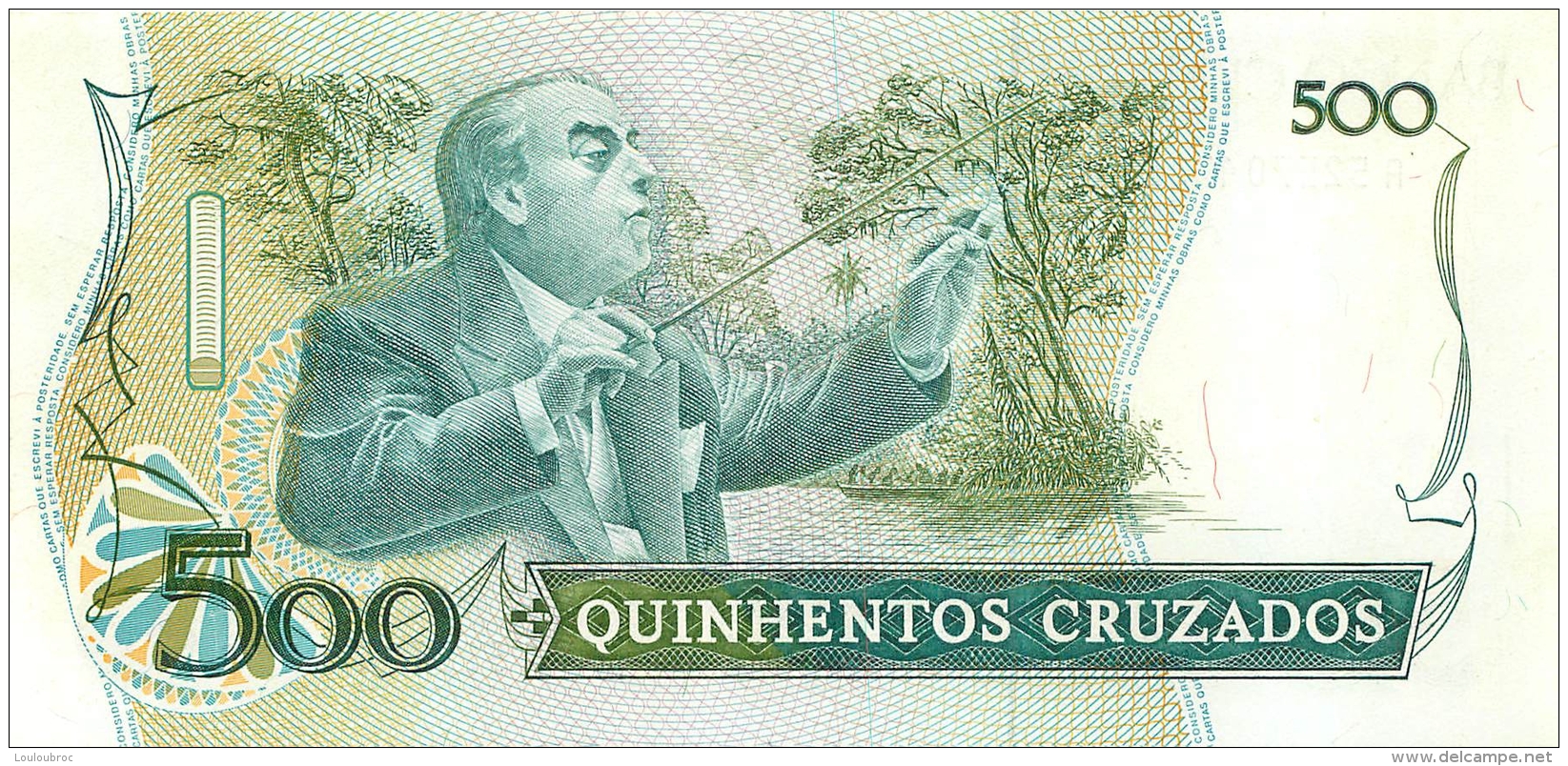 BILLET  BRESIL  500  CRUZADOS - Brazil