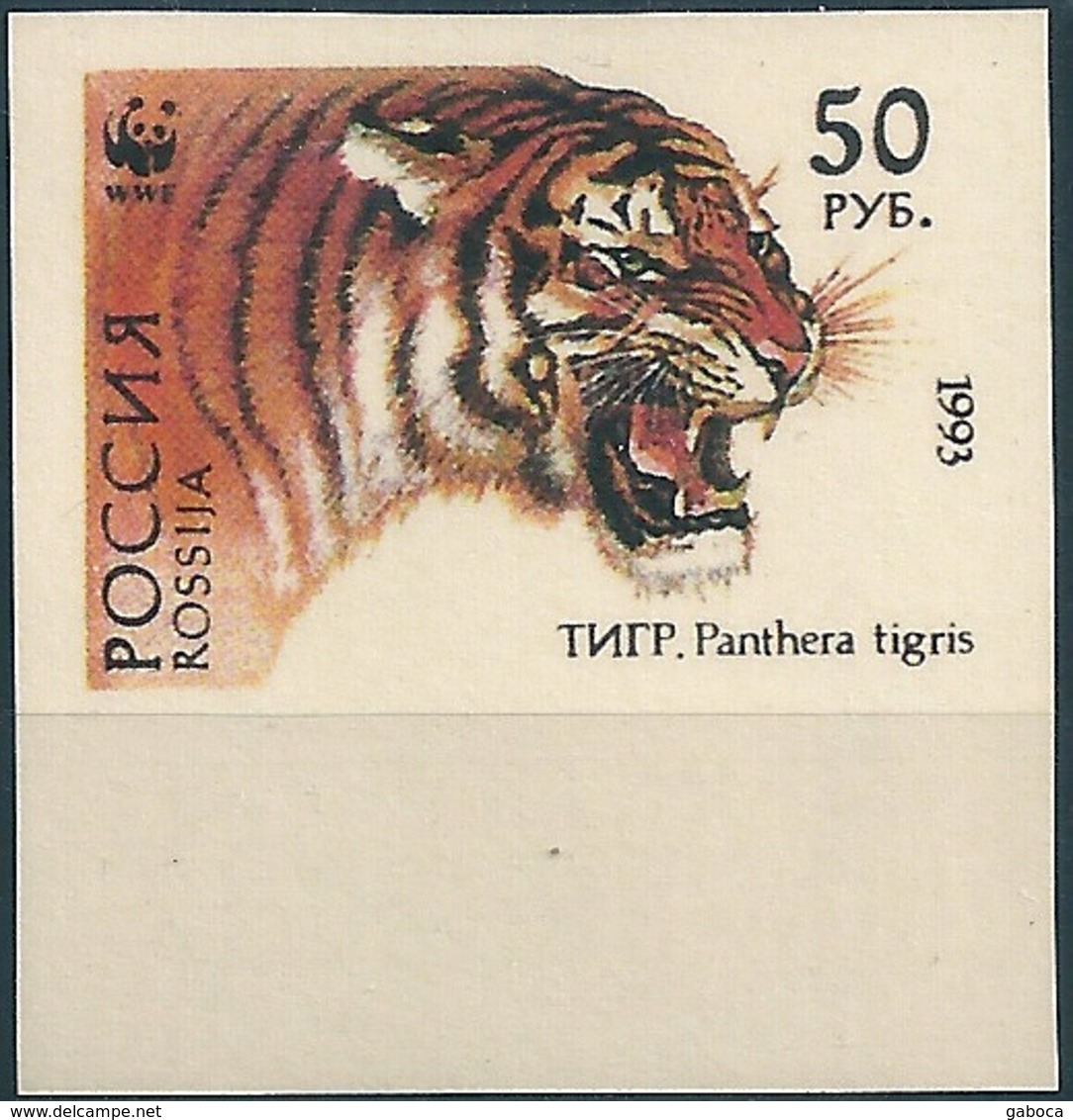 B3772 Russia Rossija Fauna Animal Tiger (50 Rubel) Organization Colour Proof - Errors & Oddities