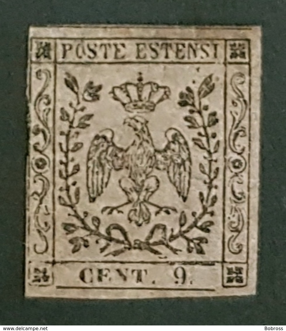 Italy, Modena 1853, Segnatasse Per Giornali, Cent 9, Used - Modène