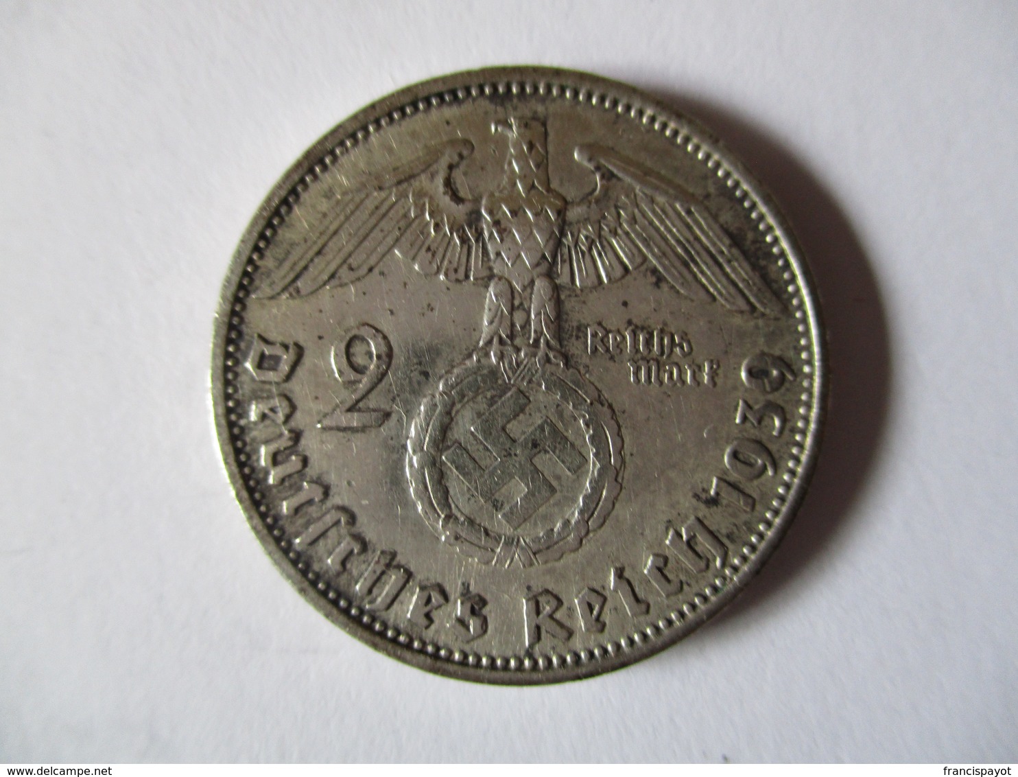 Germany 2 Reich Mark 1939 A - 2 Reichsmark