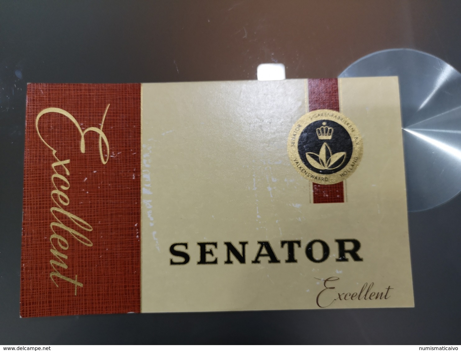 Rótulo De Tabaco Muito Antigo  Senator Original - Etiketten