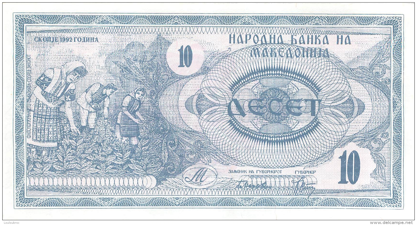 BILLET   MACEDOINE  10 - Noord-Macedonië