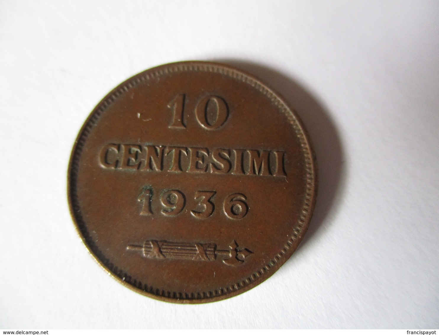 San Marino 10 Centesimi 1936 - Saint-Marin