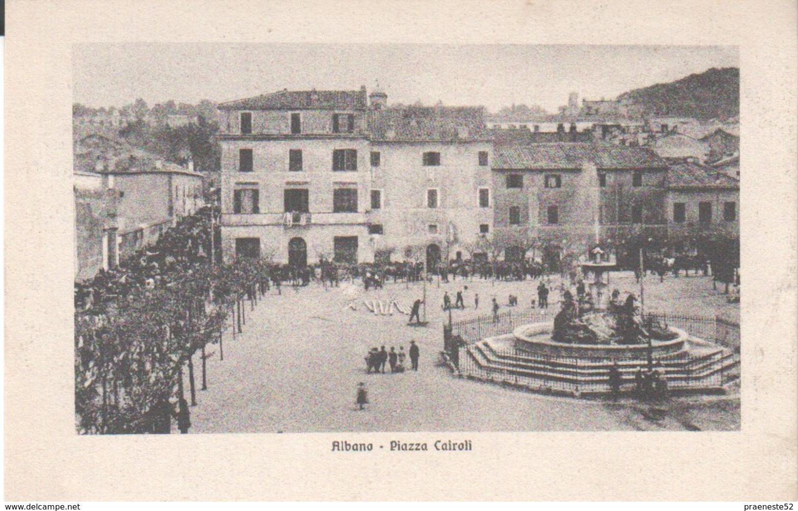 Roma-albano Laziale-grottaferrata- Fiera-piazza Cairoli-viagg.1909-cart. Di 109 Anni - Autres & Non Classés