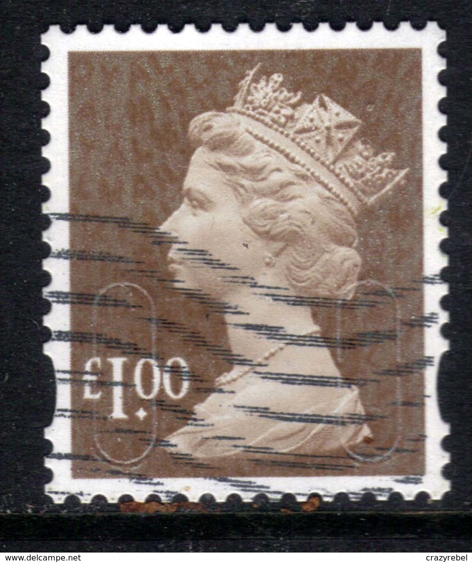 GB 2015 QE £1 Bistre Brown Security Machin ( M15L ) SG U2934 ( A597 ) - Machins