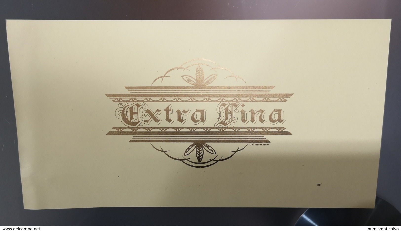 Rótulo De Tabaco Muito Antigo EXTRA FINA  Original - Labels