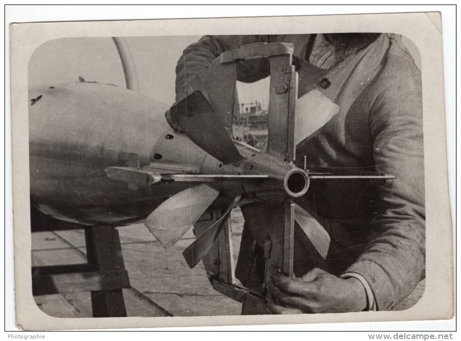 Fabrication De Torpille? WWI Ancienne Photo 1914-1918 - War, Military