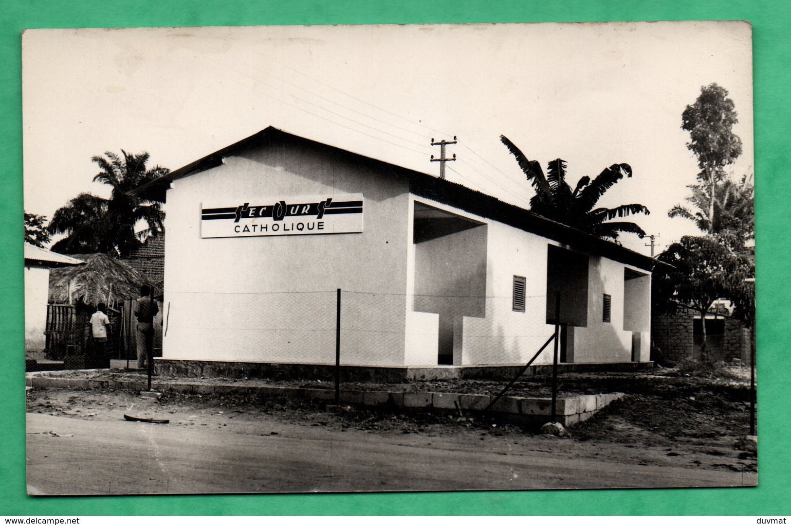 Afrique Congo Brazzaville Secours Catholique Carte Photo Format 9cm X 14cm Cliché Studio André Brazzaville - Brazzaville