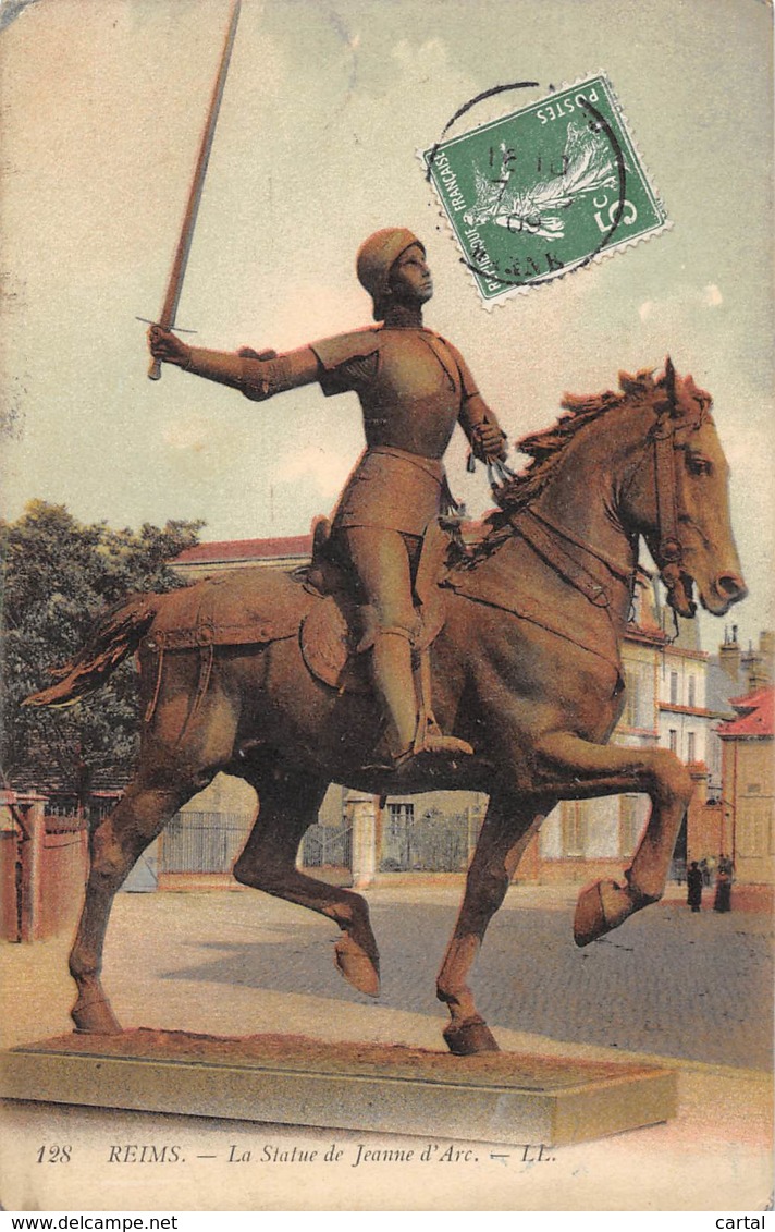 51 - REIMS - La Statue De Jeanne D'Arc - Reims