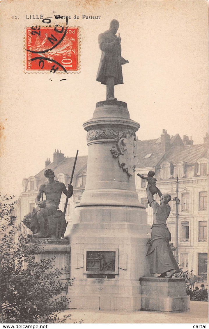 59 - LILLE - Statue Du Pasteur - Lille