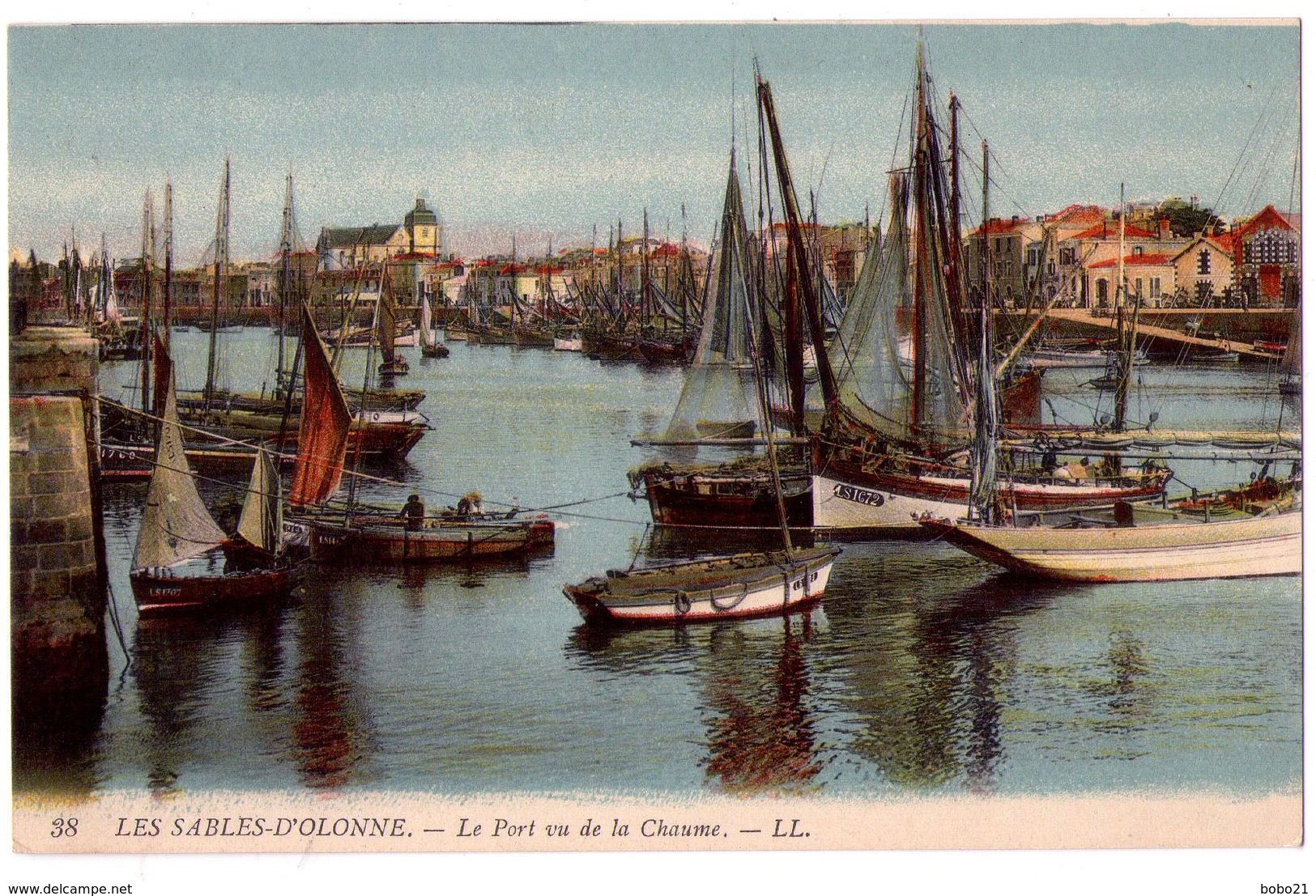 2809 - Les Sables D'Olonne ( 85 ) - Le Port Vu De La Chaume - L.L. - N°38 - - Sables D'Olonne