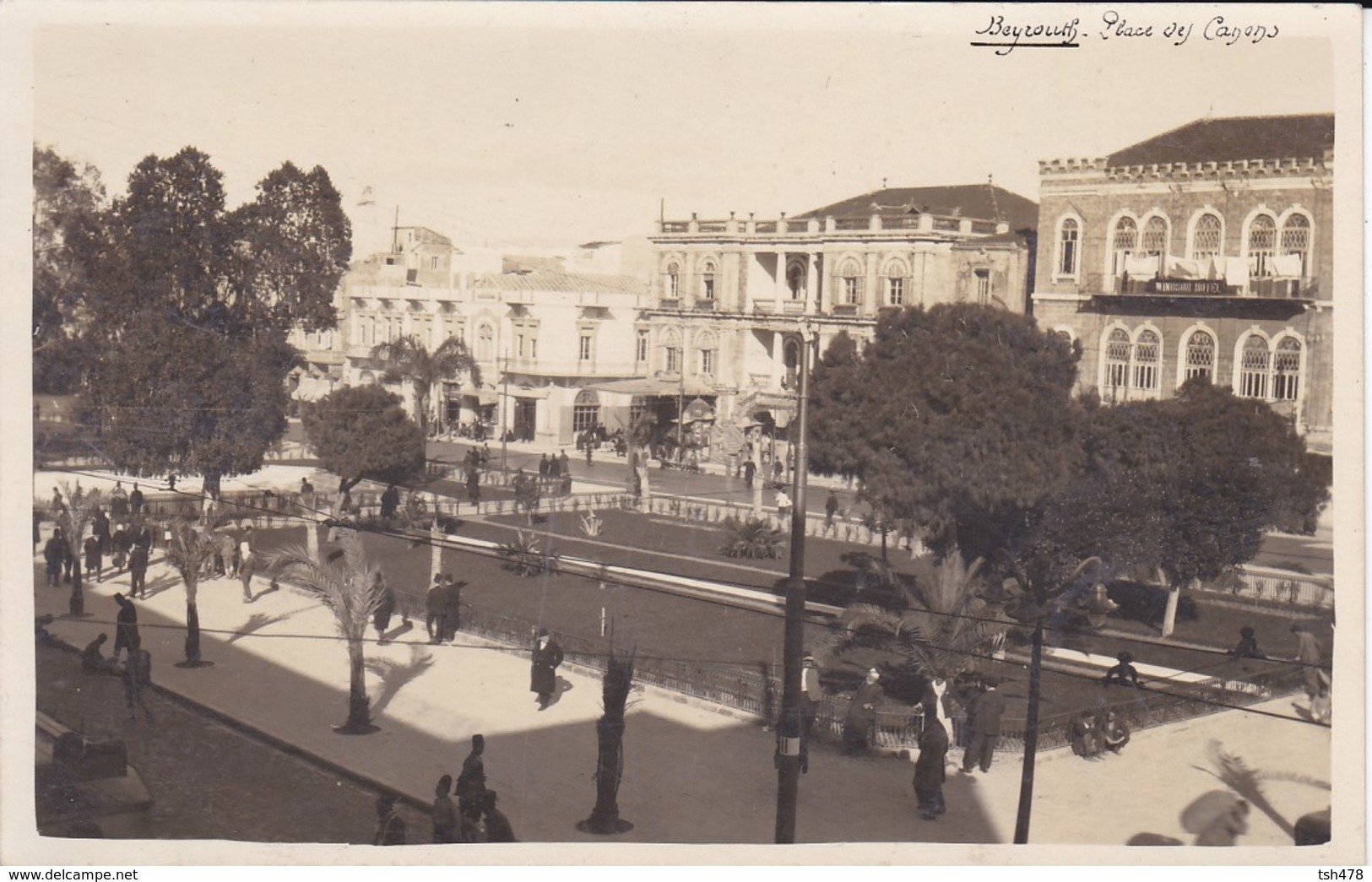 LIBAN---RARE---BEYROUTH--place Des Canons---voir 2 Scans - Liban